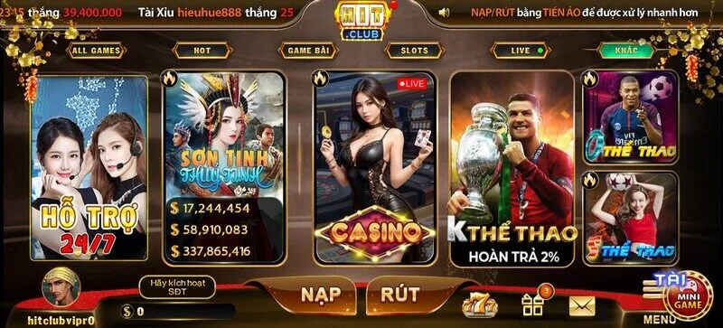 K thể thao Hitclub